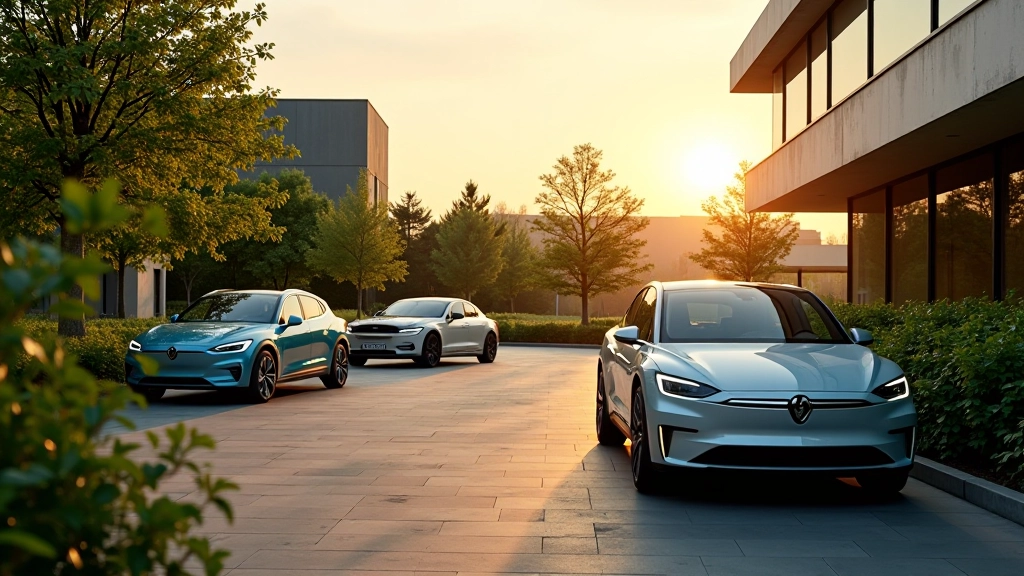 Elektriautode tuleviku visioon, päikeseloojang, roheline energiatransitsioon